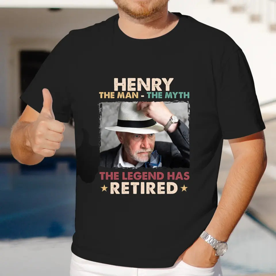 The Legend Has Retired - Personalized Gifts For Dad - Unisex Sweater