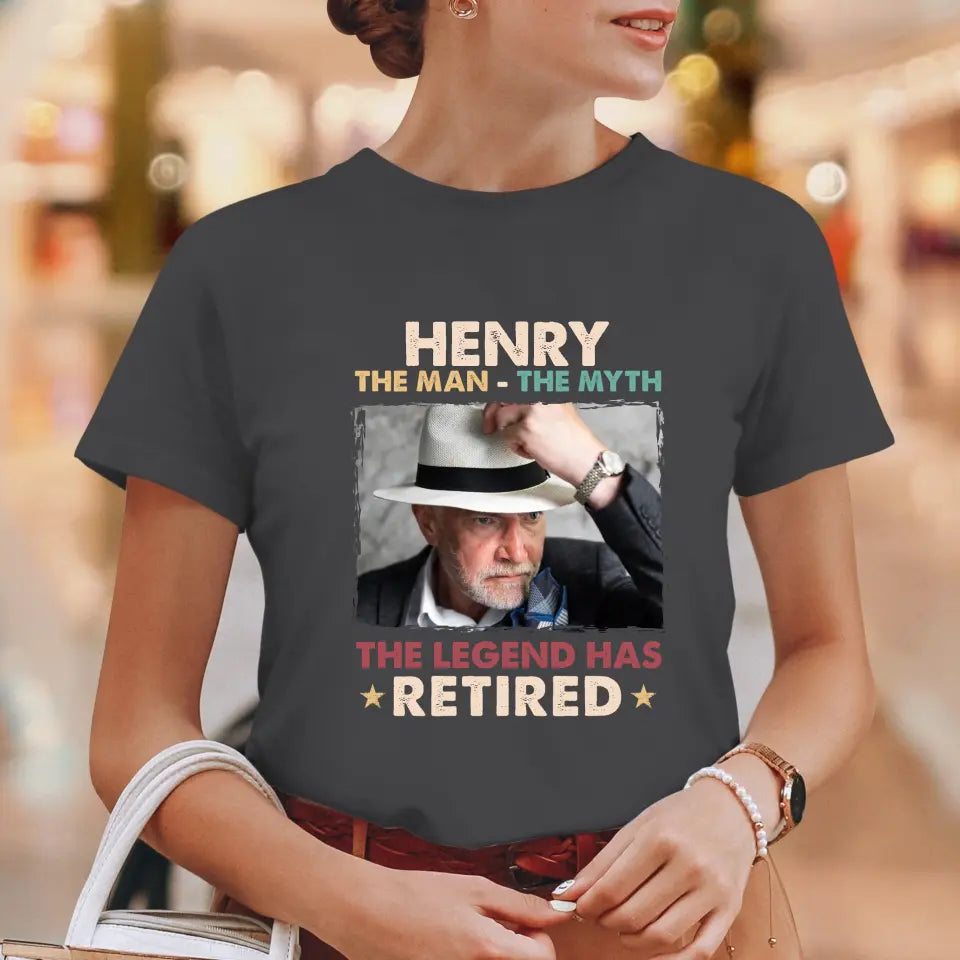 The Legend Has Retired - Personalized Gifts For Dad - Unisex Sweater