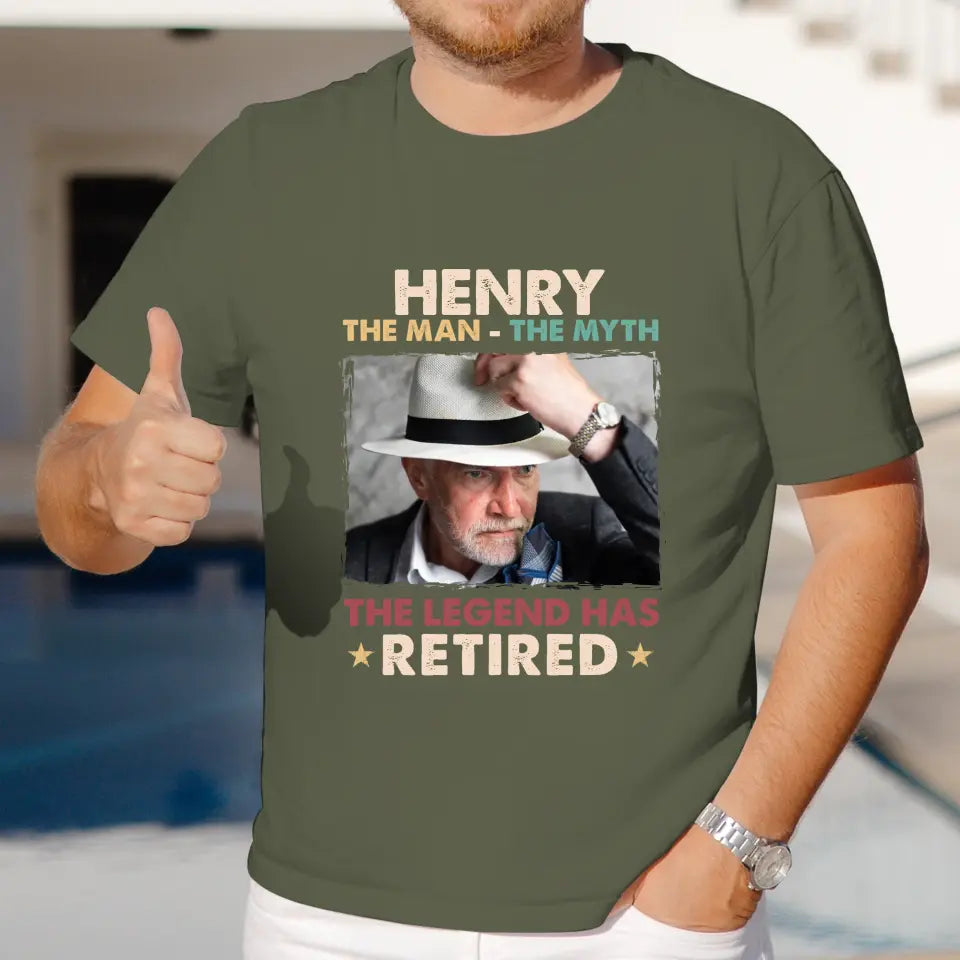 The Legend Has Retired - Personalized Gifts For Dad - Unisex Sweater