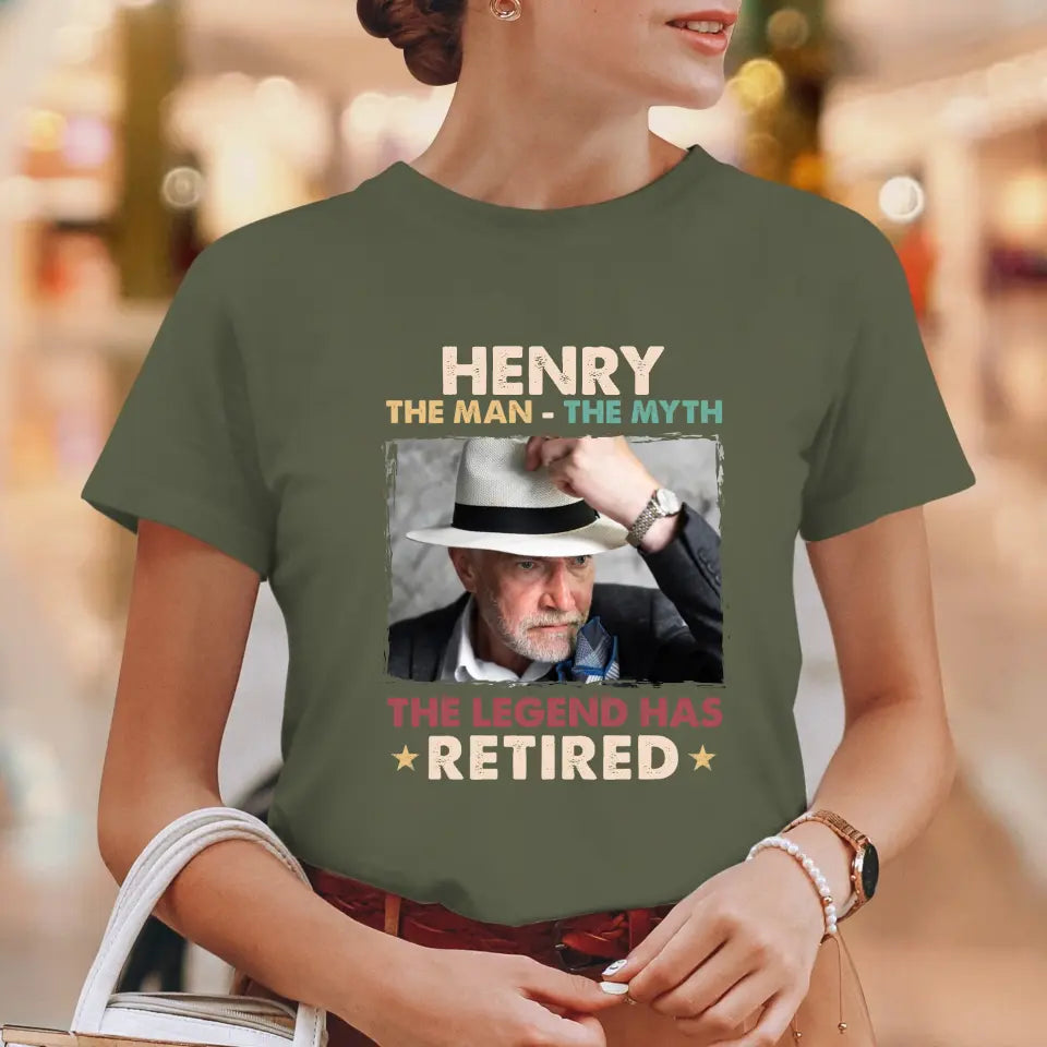 The Legend Has Retired - Personalized Gifts For Dad - Unisex Sweater