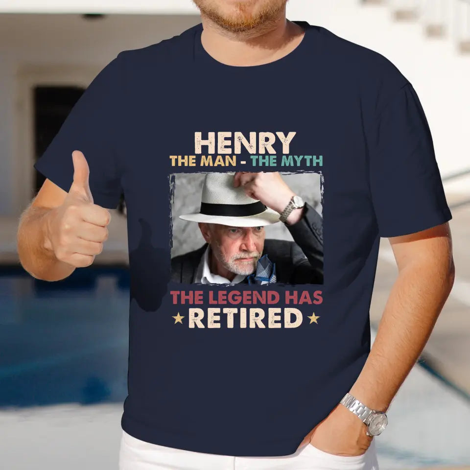 The Legend Has Retired - Personalized Gifts For Dad - Unisex Sweater