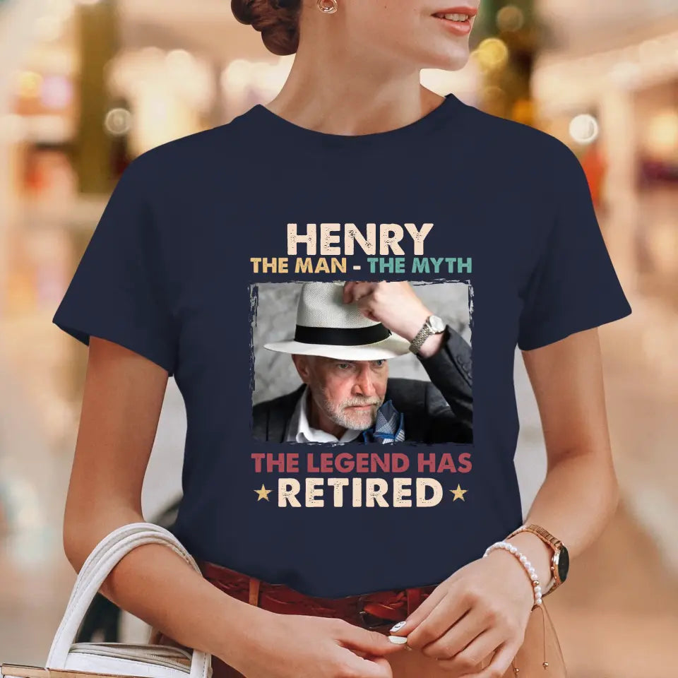 The Legend Has Retired - Personalized Gifts For Dad - Unisex Sweater