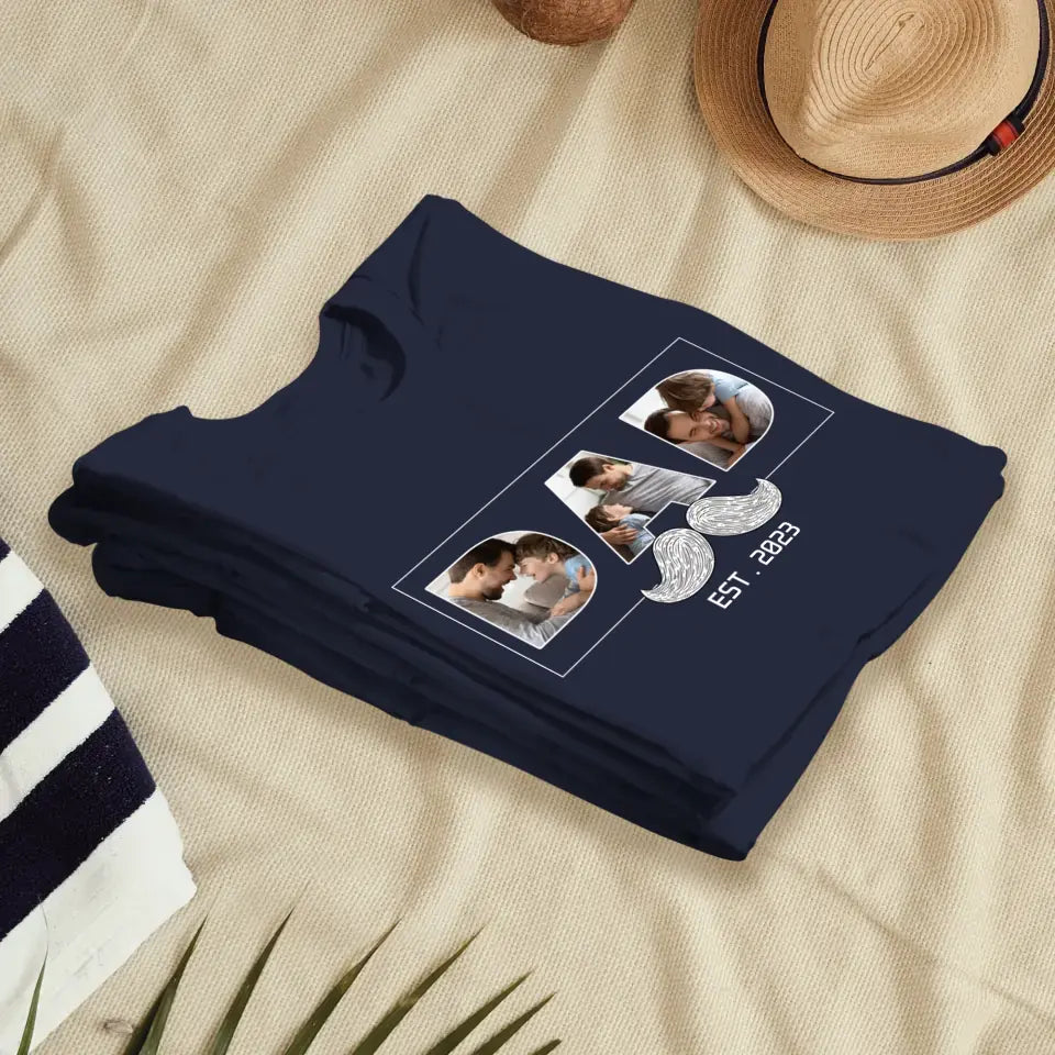 Funny Dad - Custom Photo - Personalized Gifts For Dad - T-Shirt