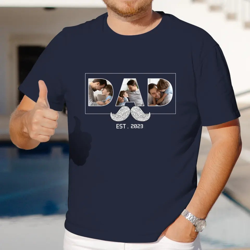 Funny Dad - Custom Photo - Personalized Gifts For Dad - T-Shirt