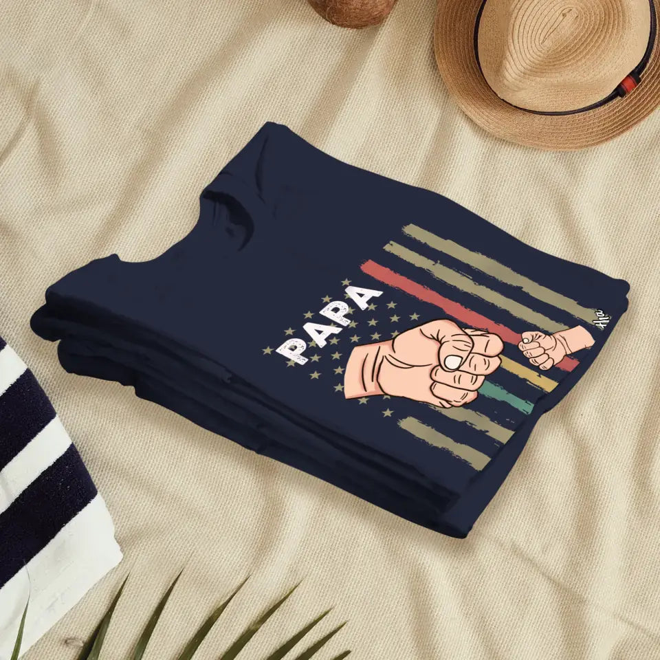 Father's Day Fist Bump - Personalized Gifts For Dad - Unisex T-Shirt