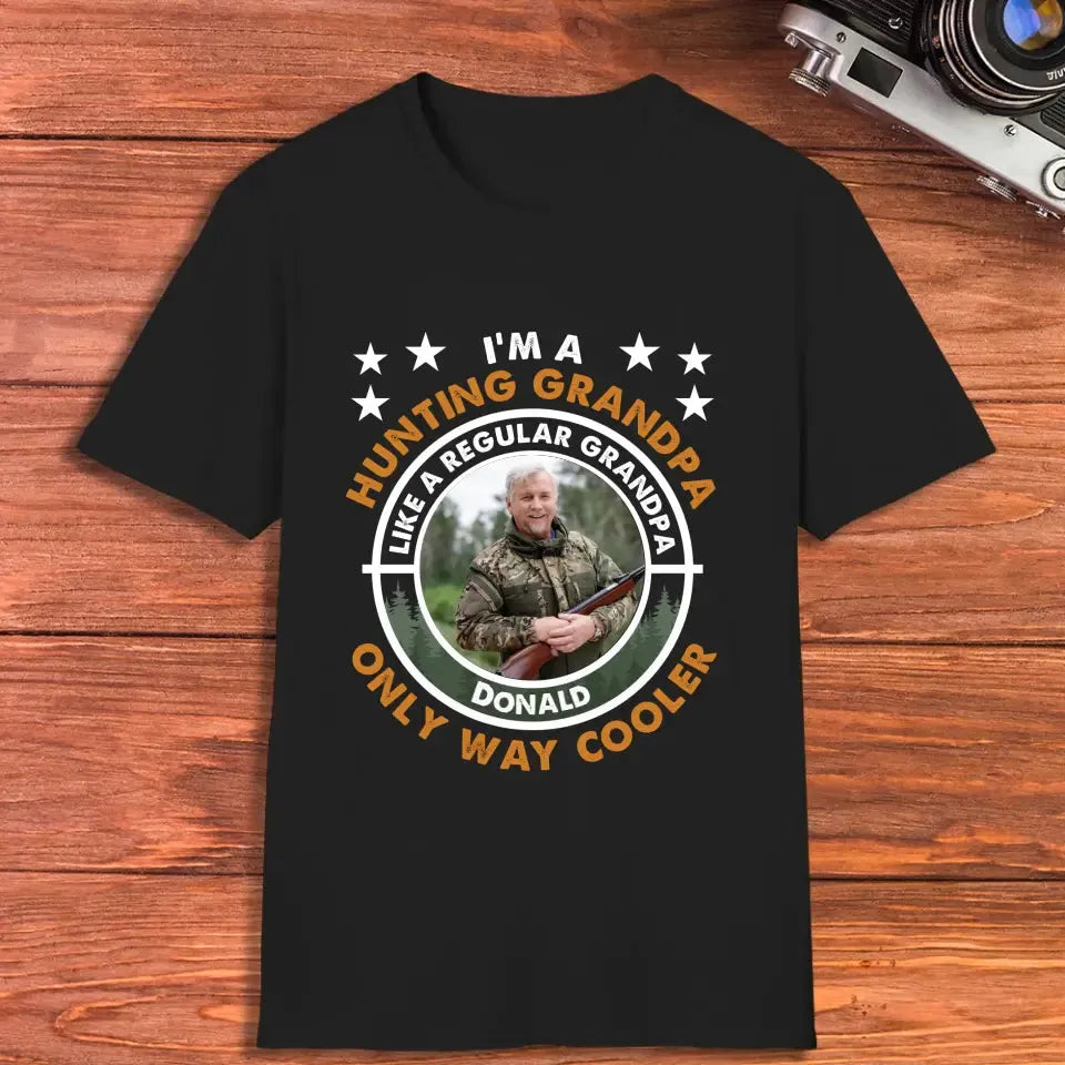 Hunting Grandpa - Personalized Gifts For Grandpa - Unisex T-Shirt