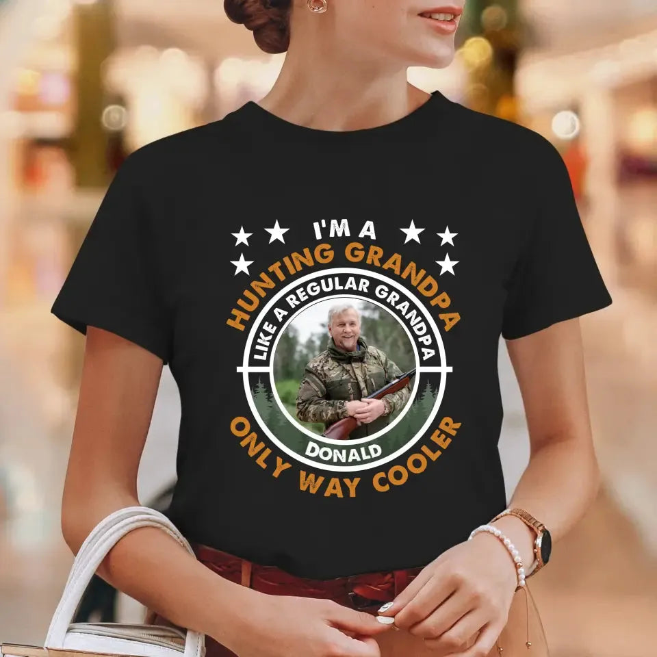 Hunting Grandpa - Personalized Gifts For Grandpa - Unisex T-Shirt