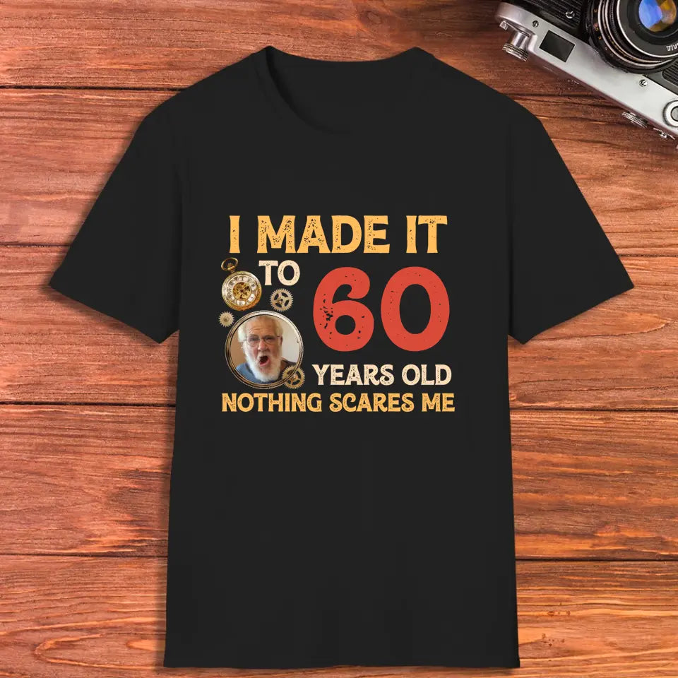 Nothing Scares Me - Personalized Gifts For Grandpa - Unisex T-Shirt