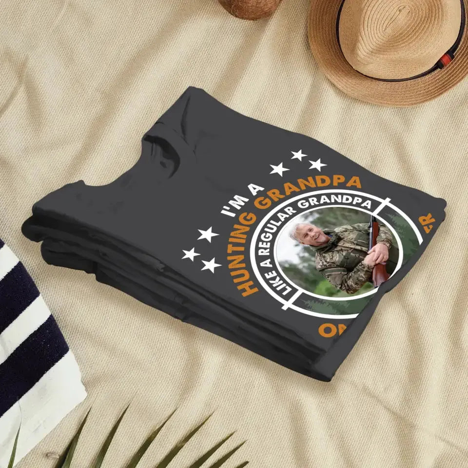 Hunting Grandpa - Personalized Gifts For Grandpa - Unisex T-Shirt