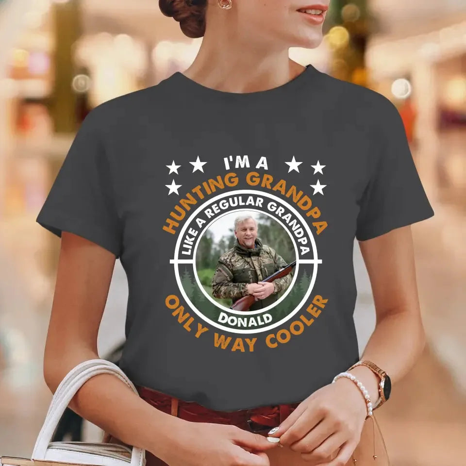 Hunting Grandpa - Personalized Gifts For Grandpa - Unisex T-Shirt