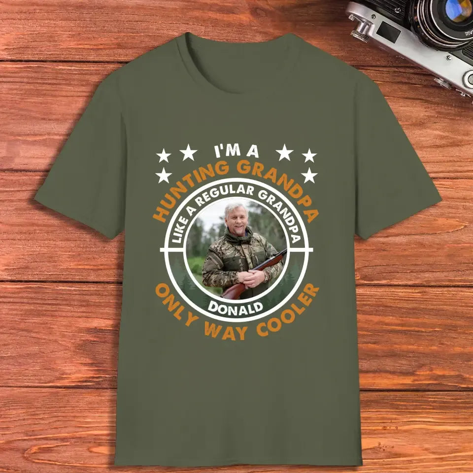 Hunting Grandpa - Personalized Gifts For Grandpa - Unisex T-Shirt