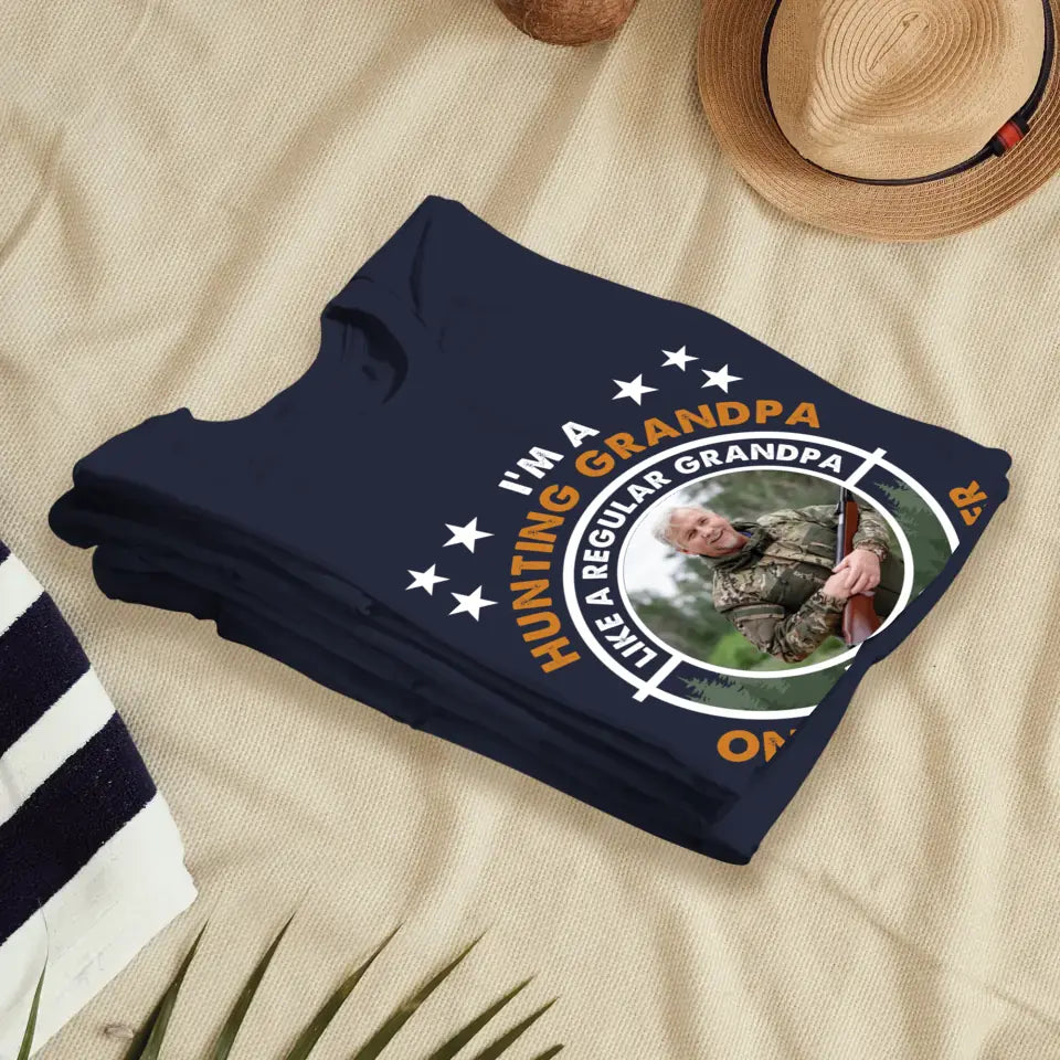 Hunting Grandpa - Personalized Gifts For Grandpa - Unisex T-Shirt