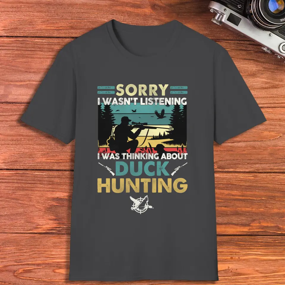 Sorry I Wasn't Listening - Custom Animal - Personalized Gifts For Grandpa - Unisex T-shirt