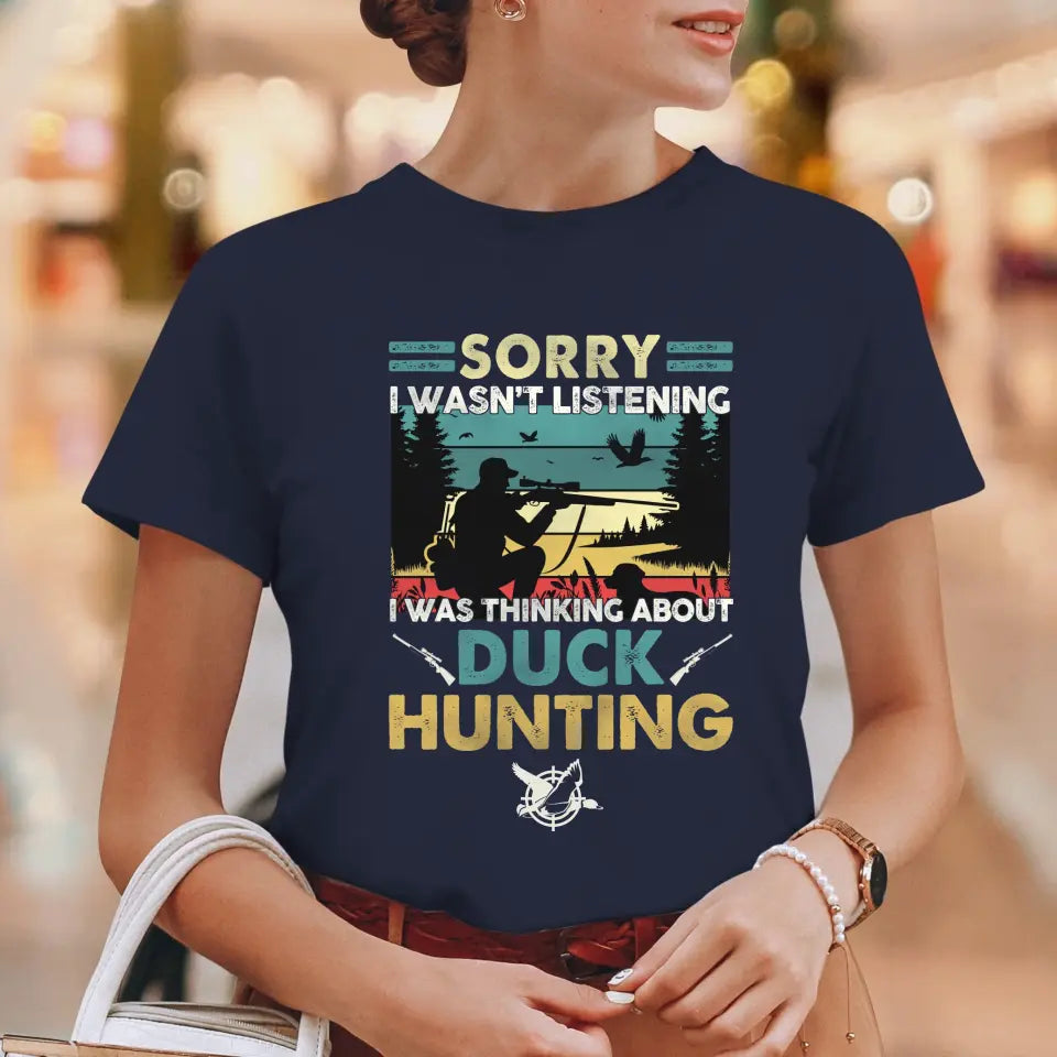 Sorry I Wasn't Listening - Custom Animal - Personalized Gifts For Grandpa - Unisex T-shirt