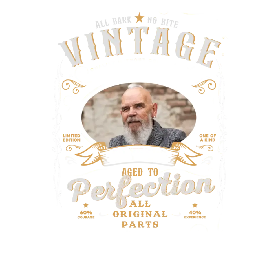 Vintage Birthday - Personalized Gifts For Dad - Unisex T-shirt