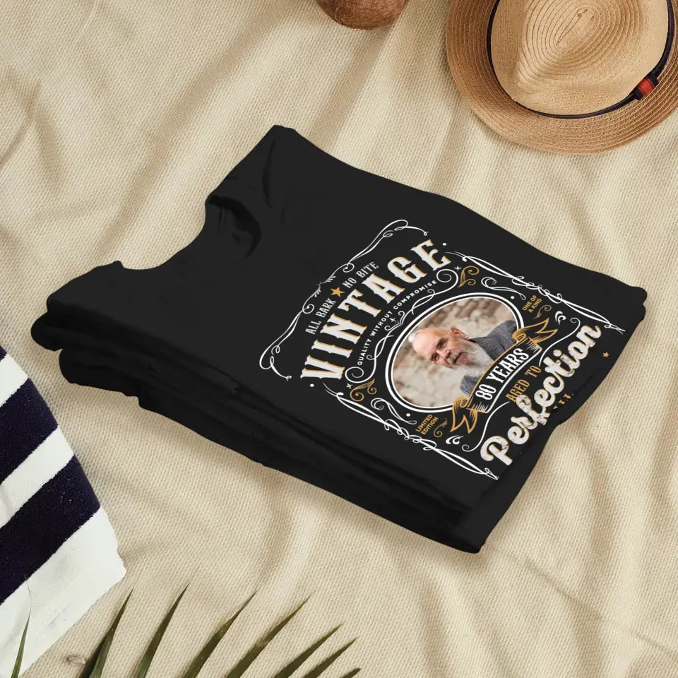 Vintage Birthday - Personalized Gifts For Dad - Unisex T-shirt