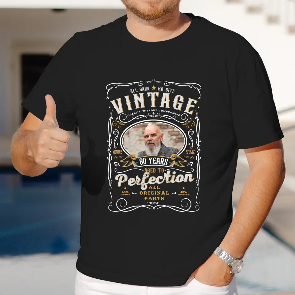 Vintage Birthday - Personalized Gifts For Dad - Unisex T-shirt