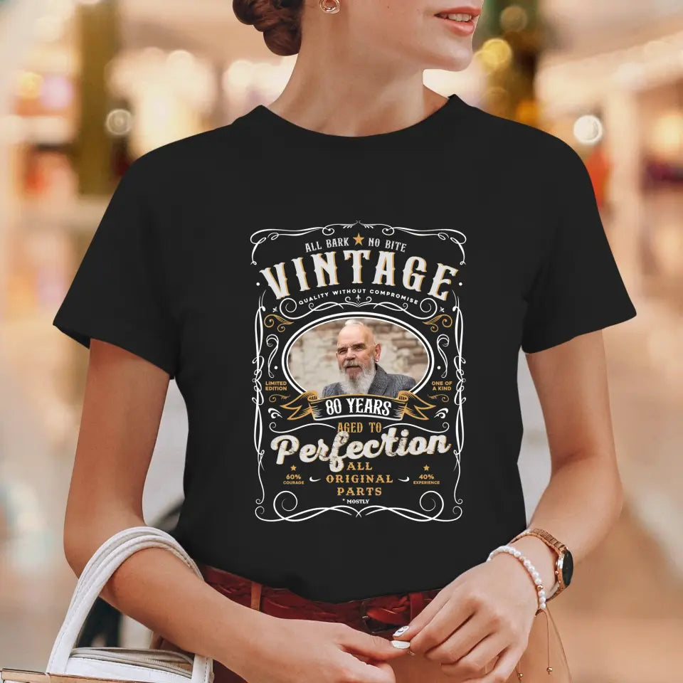 Vintage Birthday - Personalized Gifts For Dad - Unisex T-shirt