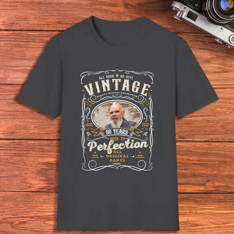 Vintage Birthday - Personalized Gifts For Dad - Unisex T-shirt