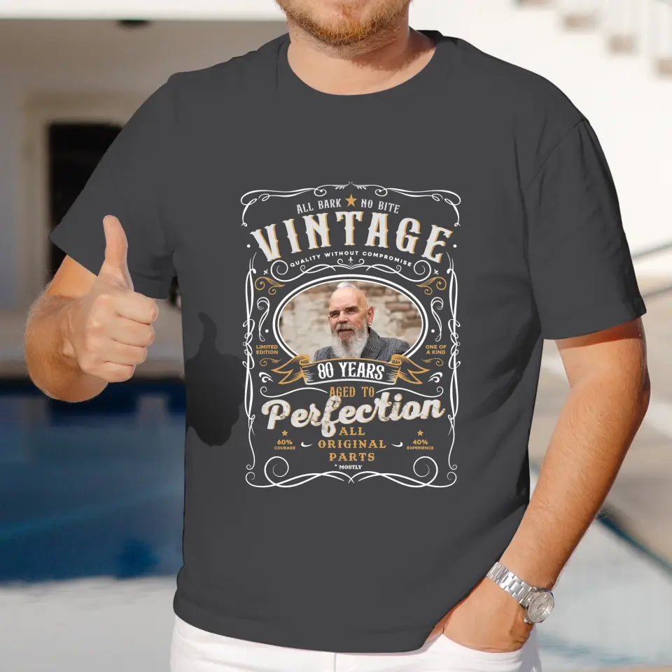 Vintage Birthday - Personalized Gifts For Dad - Unisex T-shirt