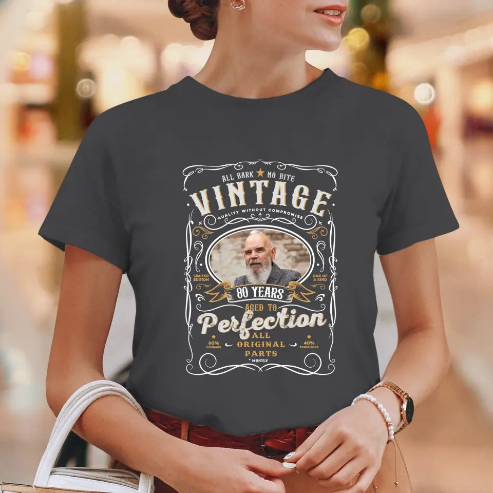 Vintage Birthday - Personalized Gifts For Dad - Unisex T-shirt