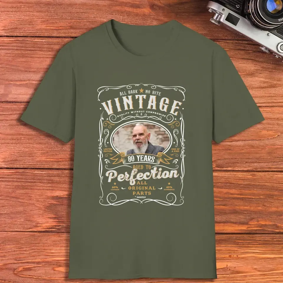 Vintage Birthday - Personalized Gifts For Dad - Unisex T-shirt