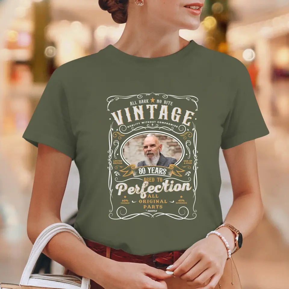 Vintage Birthday - Personalized Gifts For Dad - Unisex T-shirt