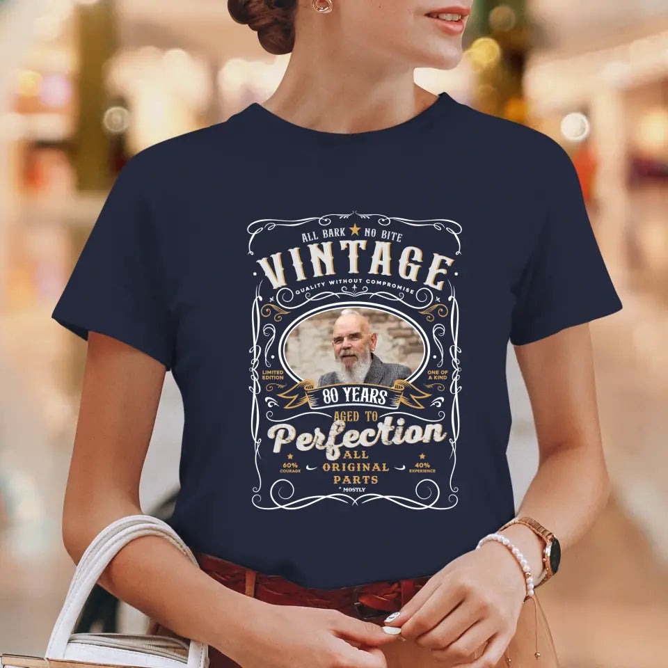 Vintage Birthday - Personalized Gifts For Dad - Unisex T-shirt