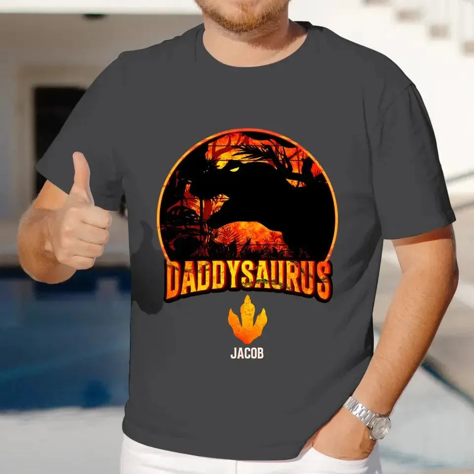 Daddysaurus - Personalized Gifts For Dad - Unisex T-shirt