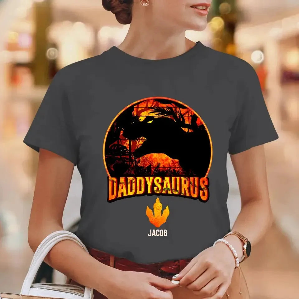 Daddysaurus - Personalized Gifts For Dad - Unisex T-shirt