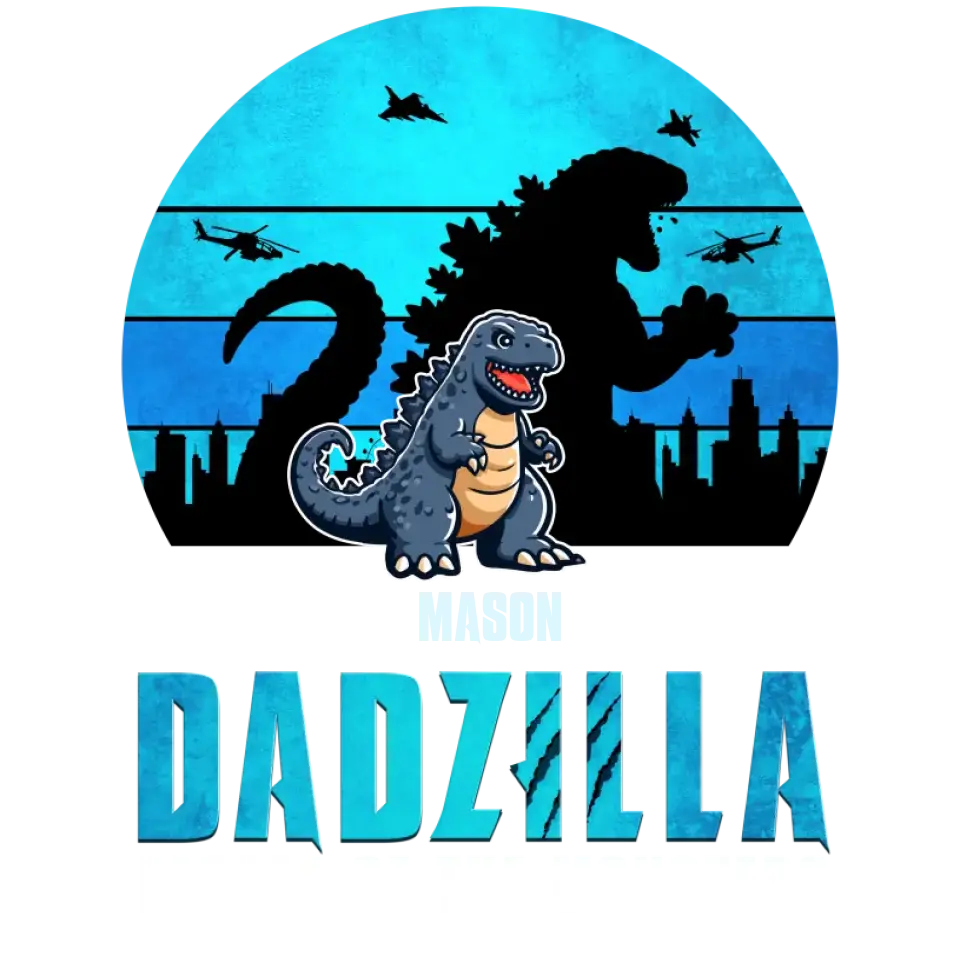 Dadzilla - Personalized Gifts For Dad - Unisex T-shirt