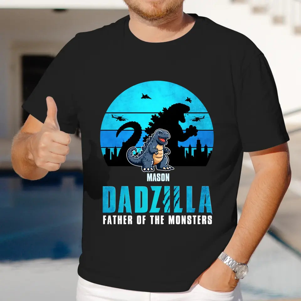 Dadzilla - Personalized Gifts For Dad - Unisex T-shirt