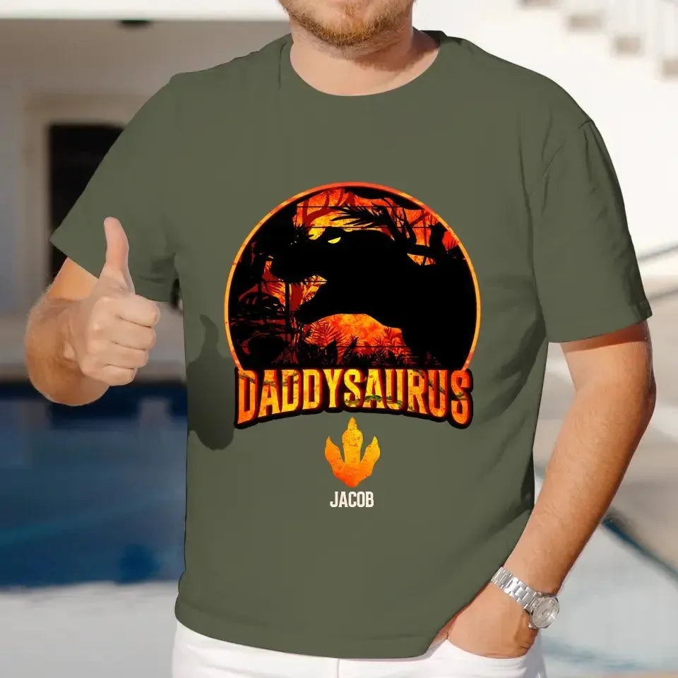 Daddysaurus - Personalized Gifts For Dad - Unisex T-shirt