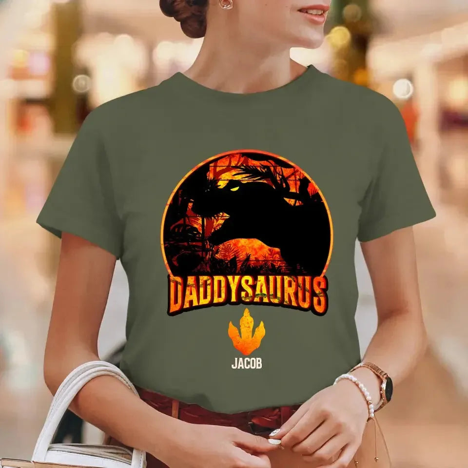 Daddysaurus - Personalized Gifts For Dad - Unisex T-shirt