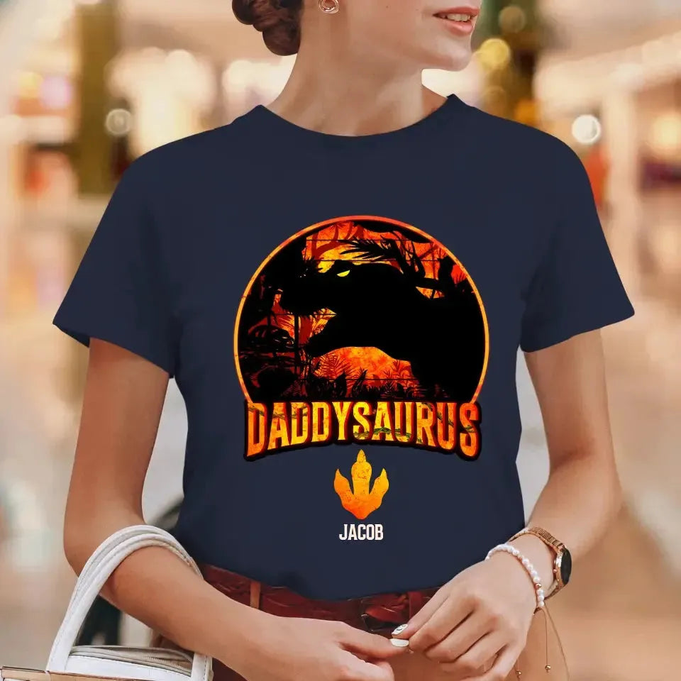 Daddysaurus - Personalized Gifts For Dad - Unisex T-shirt