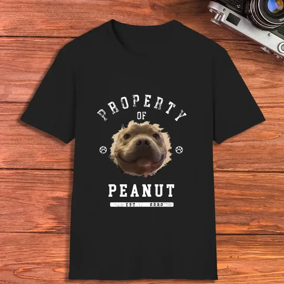 Dog Property - Custom Photo - Personalized Gifts For Dog Lovers - Unisex T-shirt