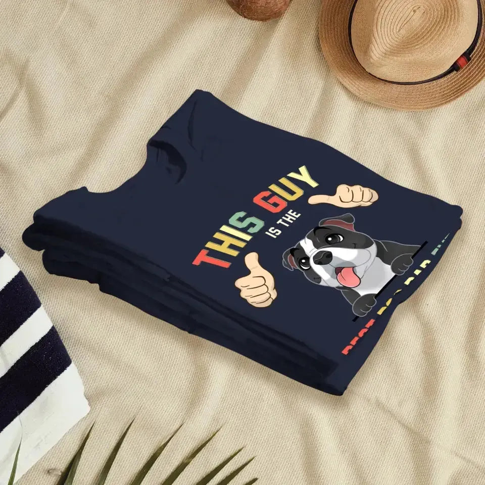 This Is The Best Dog Dad - Custom Name - Personalized Gifts For Dog Lovers - Unisex T-shirt