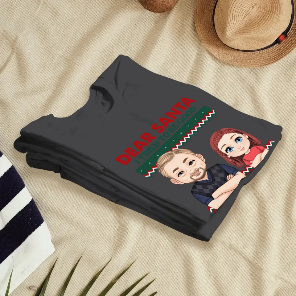 Dear Santa - Custom Quote - Personalized Gifts For Grandparents - T-shirt