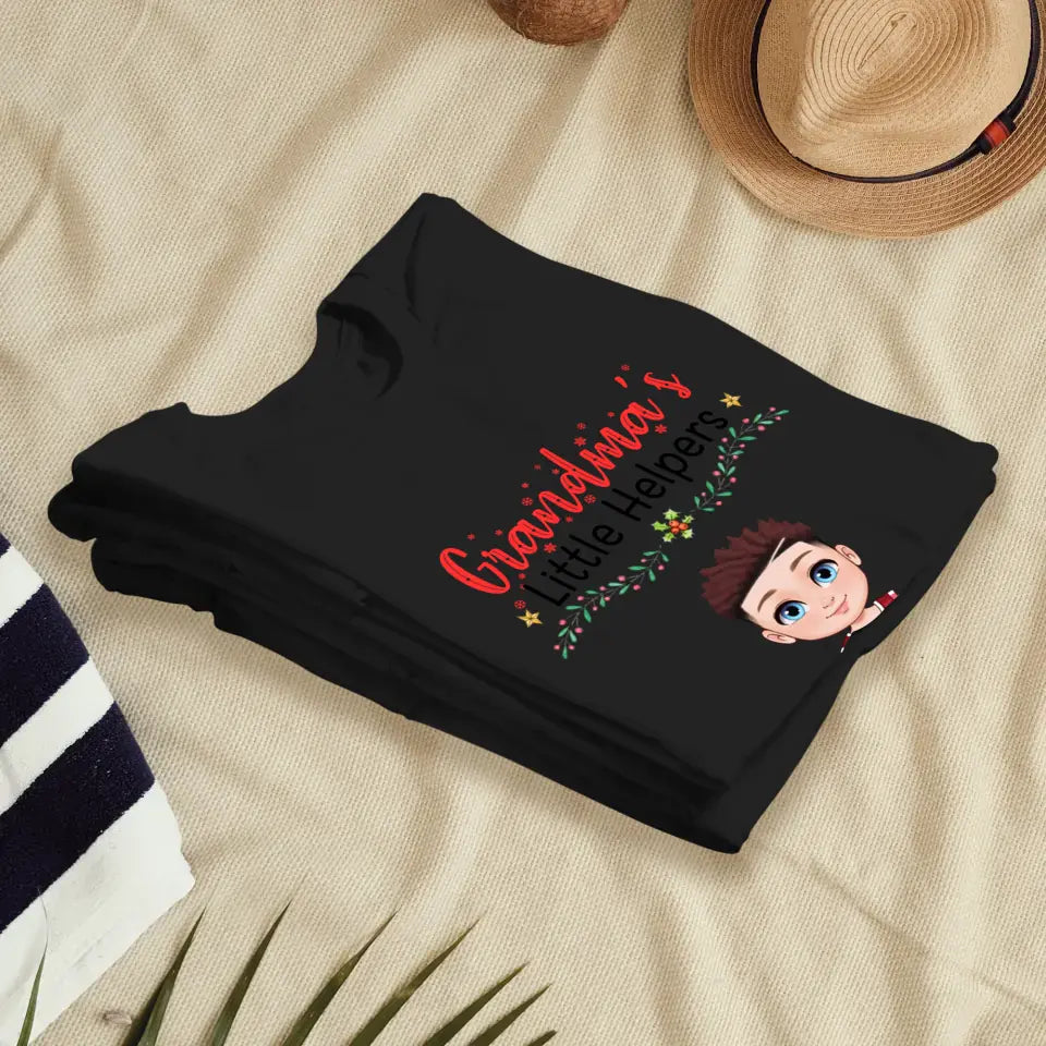 Grandma's Helpers - Personalized Gifts For Grandparents - Unisex T-shirt