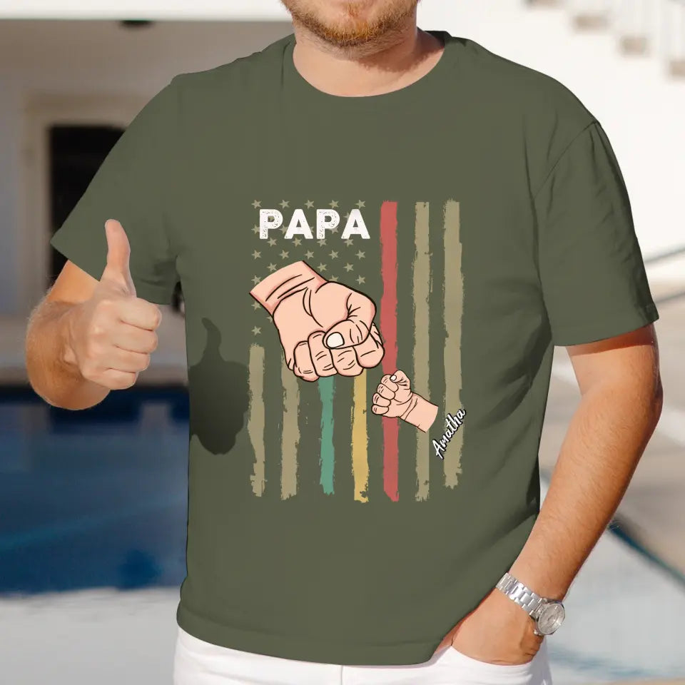 Father's Day Fist Bump - Personalized Gifts For Dad - Unisex Sweater