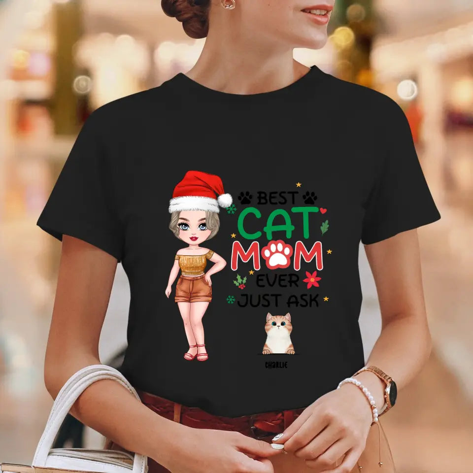 Best Cat Mom Ever - Custom Animal - Personalized  Gifts For Cat Lovers - Sweater