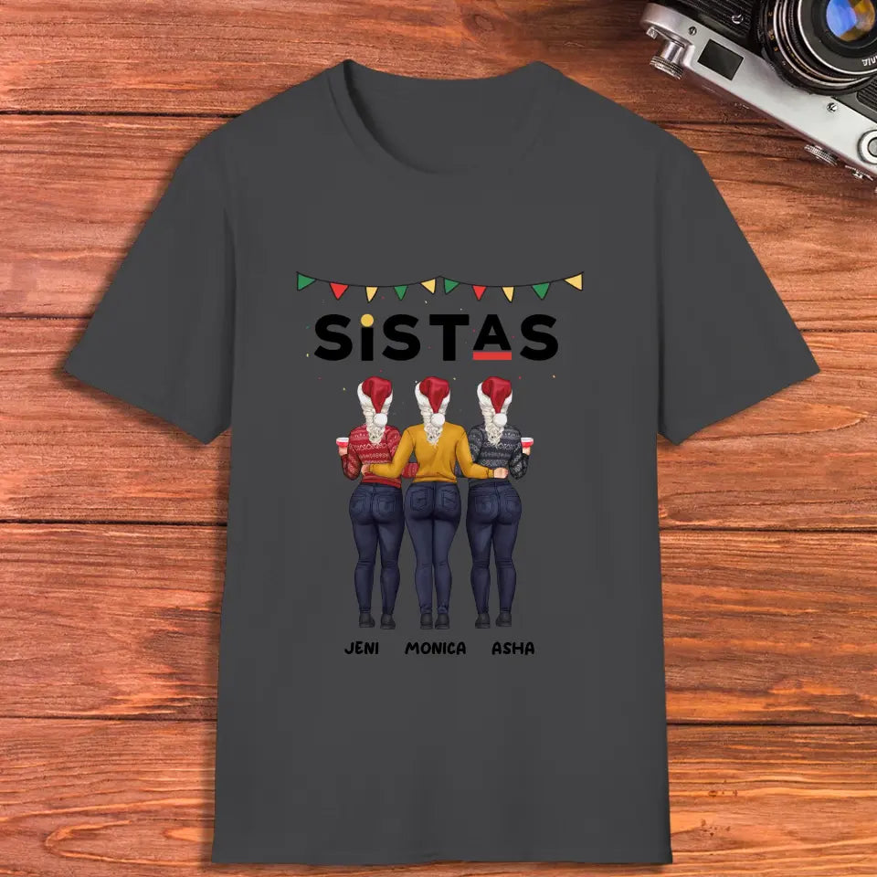 Sisters - Custom Quote - Personalized Gifts For Besties - T-shirt