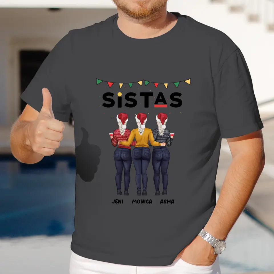 Sisters - Custom Quote - Personalized Gifts For Besties - T-shirt