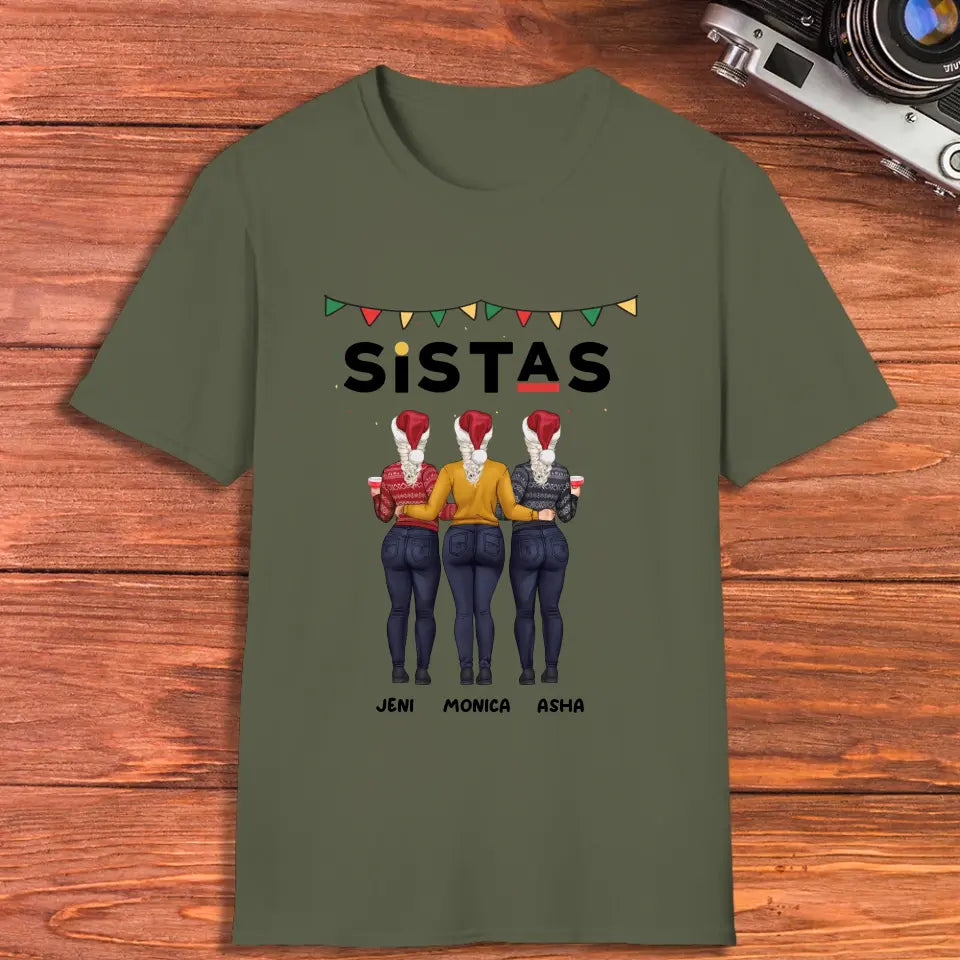 Sisters - Custom Quote - Personalized Gifts For Besties - T-shirt