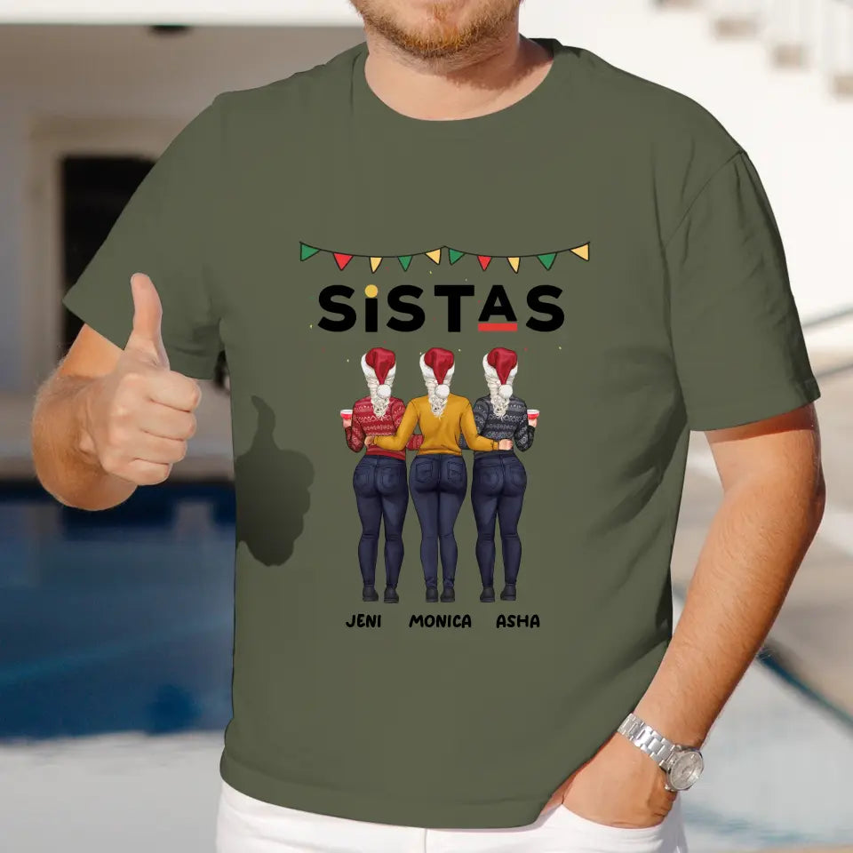 Sisters - Custom Quote - Personalized Gifts For Besties - T-shirt