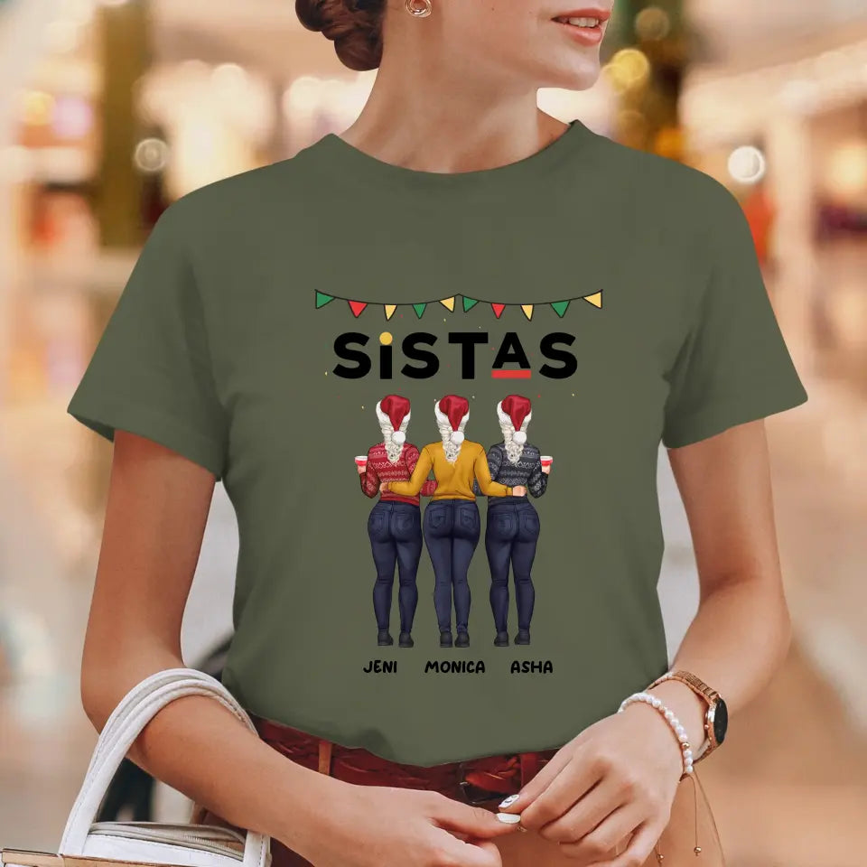 Sisters - Custom Quote - Personalized Gifts For Besties - T-shirt