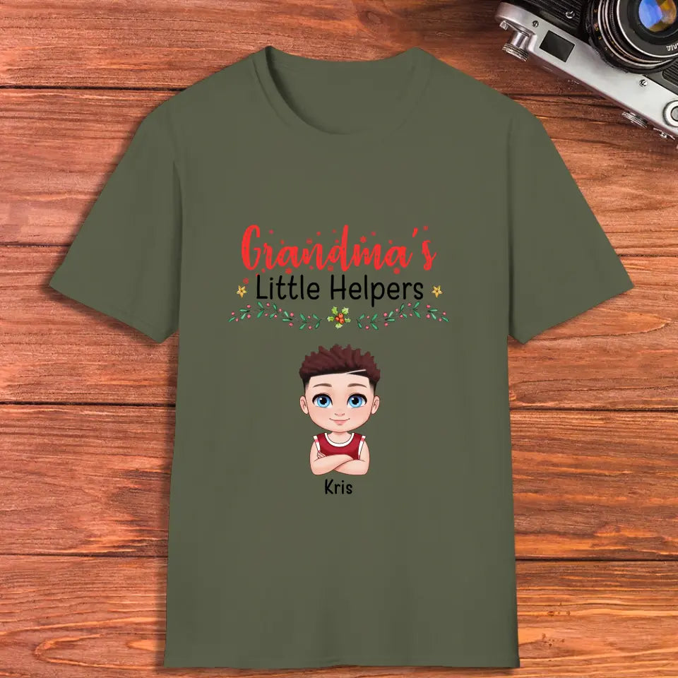 Grandma's Helpers - Personalized Gifts For Grandma - Unisex Hoodie