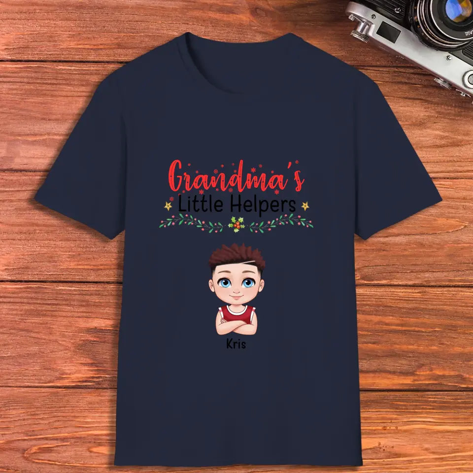 Grandma's Helpers - Personalized Gifts For Grandma - Unisex Hoodie