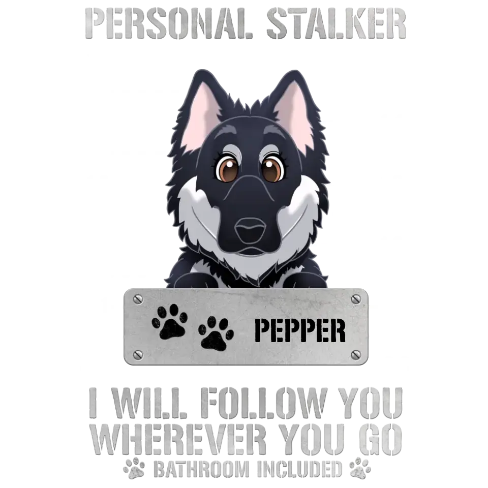 Personal Stalker - Custom Pet - Personalized Gifts for Dog Lovers - Unisex Sweater