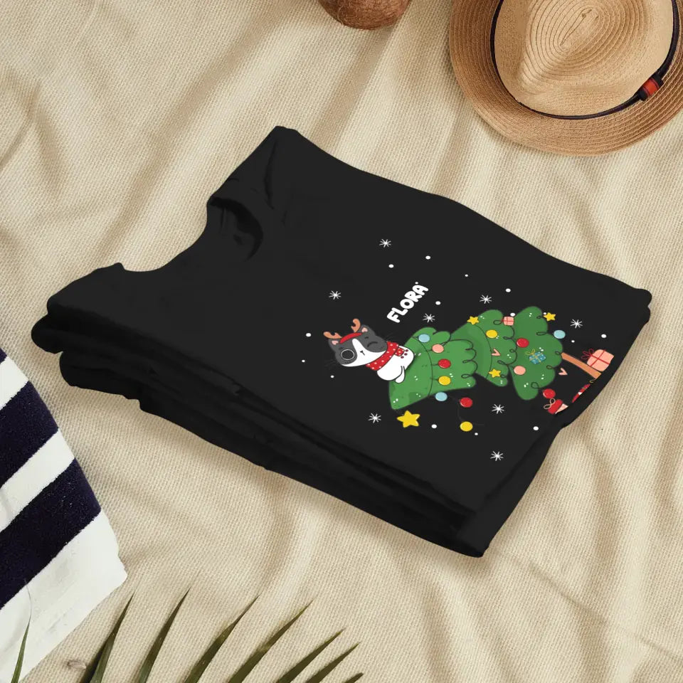 Merry What? - Custom Name - Personalized Gifts for Cat Lovers - Sweater